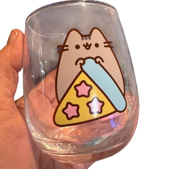 Pusheen Box Exclusive Stemless Shatterproof Glasses Set of 2 Winter 2020 NIB NWT - Picture 2 of 10
